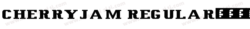 CHERRYJAM REGULAR字体转换